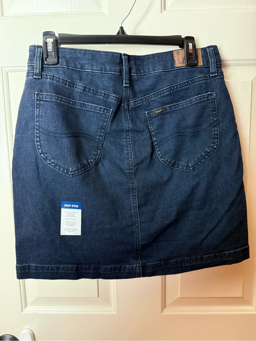 Lee Navy Denim Skort with Front Pockets - Picture 8 of 13